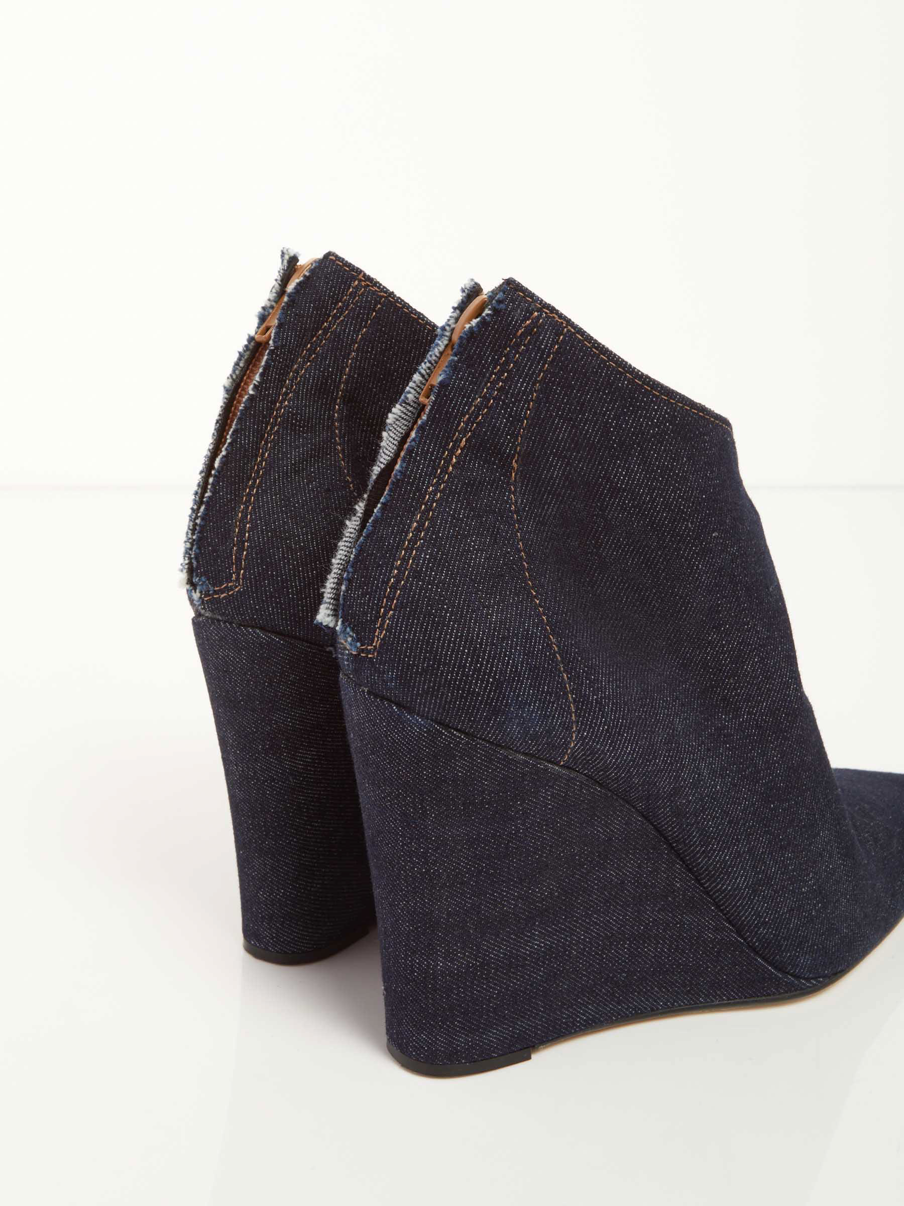 ovye outlet Wedge Jeans Ankle Boots F0545554-0471